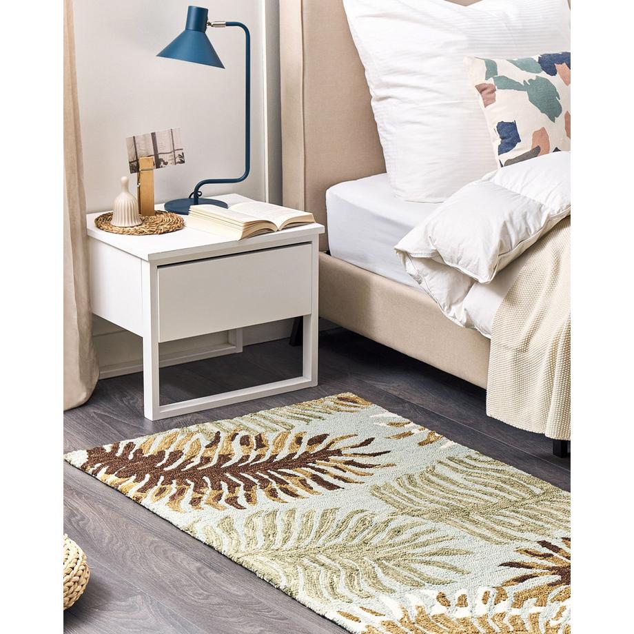 Beliani Tappeto en Lana Classico VIZE  