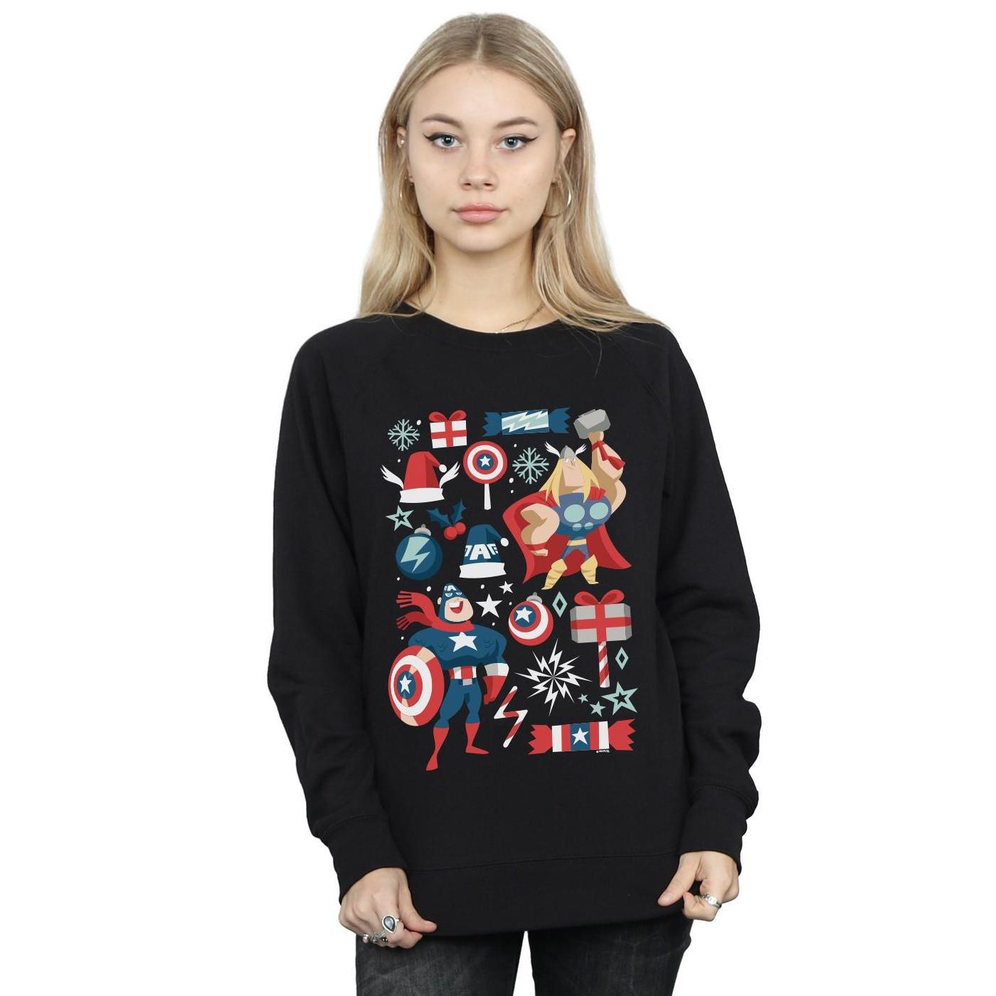 MARVEL  Christmas Day Sweatshirt 