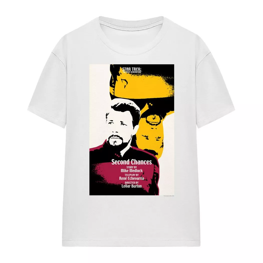 Star Trek - The Next Generation Season 6 Episode 24 TShirt, für Damen, Weiss, Größe M