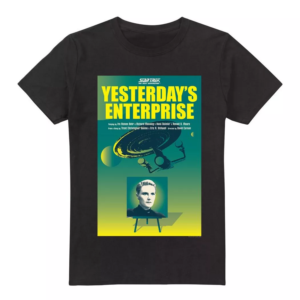 Star Trek - The Next Generation Season 3 Episode 15 TShirt, für Herren, Schwarz, Größe S