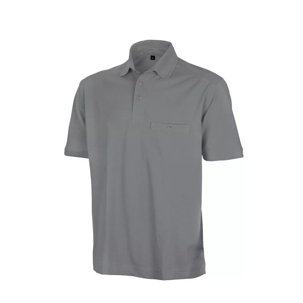 Result - WorkGuard Apex Kurzarm Polo Shirt, für Herren, Grau, Größe S