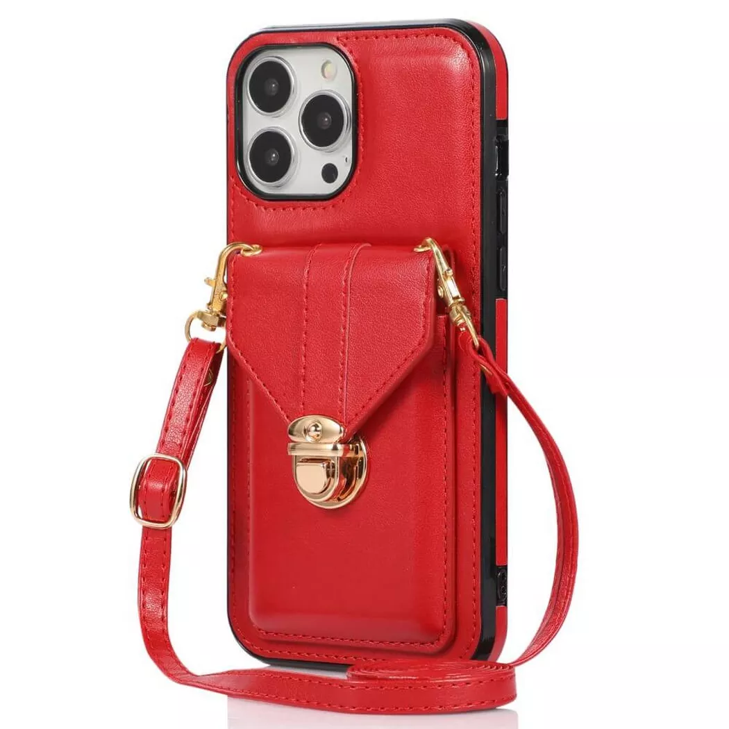 Cover-Discount - iPhone 15 Pro - Schutzhülle Case Mit Tasche, Weiss Bunt, One Size