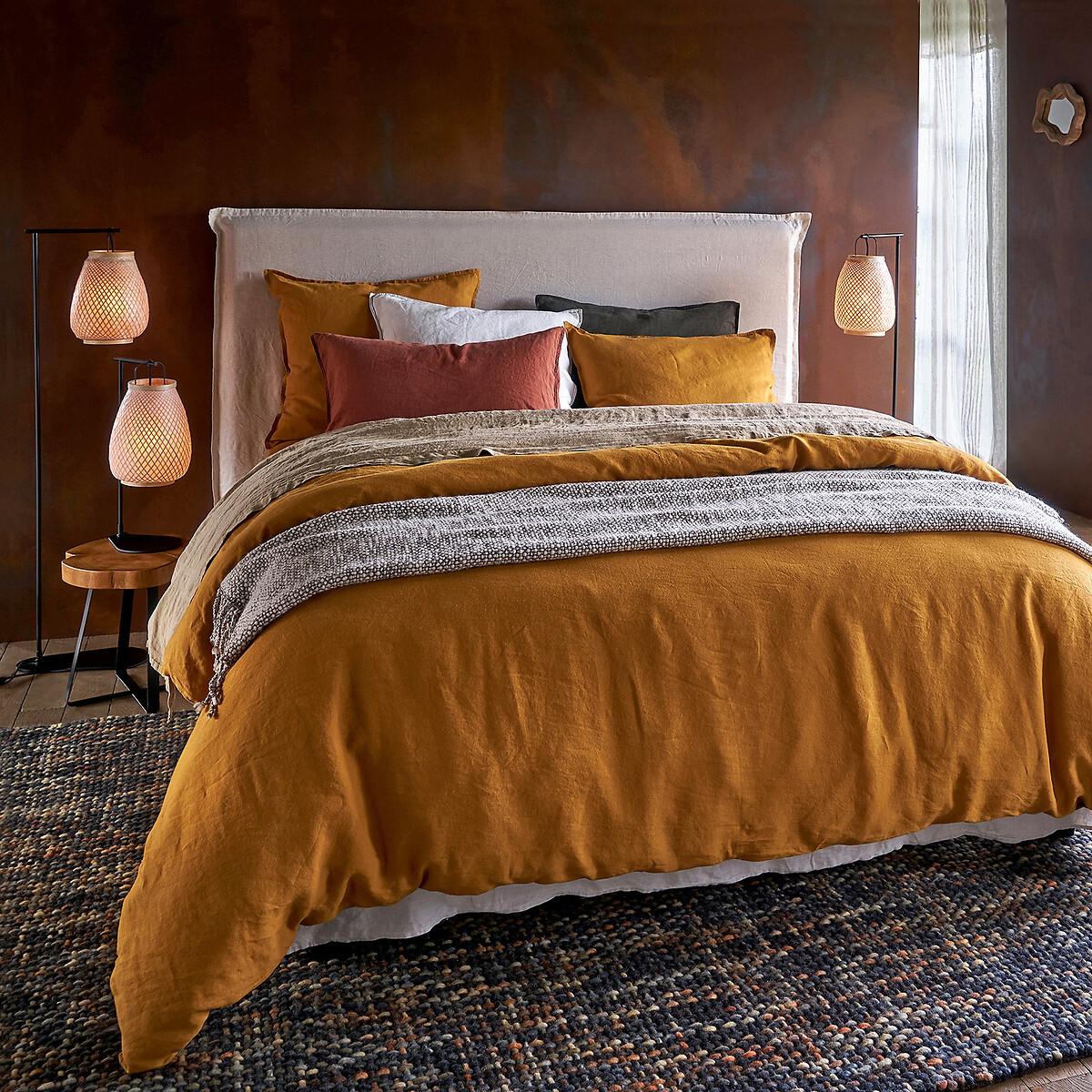 AM.PM Kopfteilbezug aus gewaschenem Leinen  