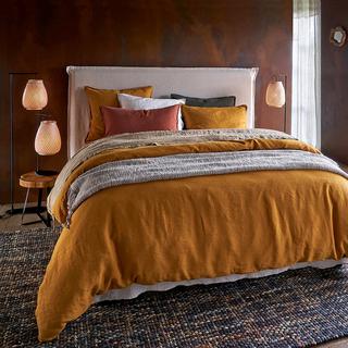 AM.PM Kopfteilbezug aus gewaschenem Leinen  