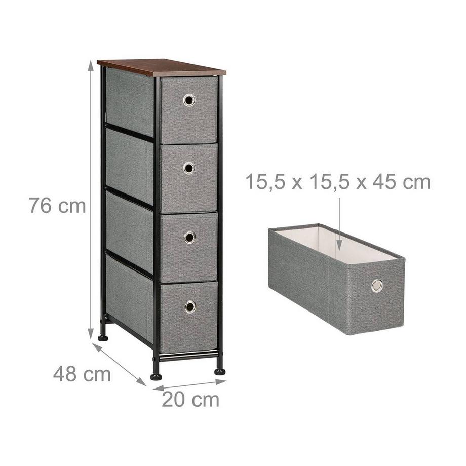 B2X Nischenregal 4 Schubladen  