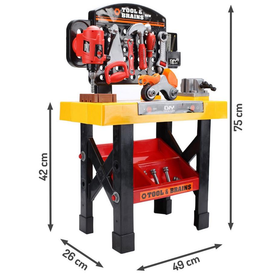 MST  Große DIY-Werkstatt „Tool & Brains“, 39 Teile 