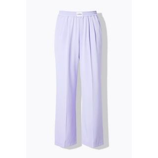 Studio Untold Pantalon Jambe Droite Taille Élastique  