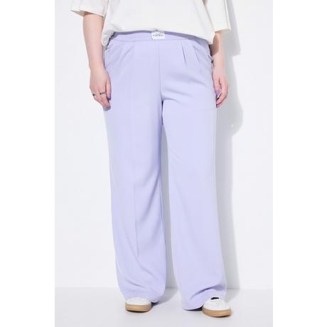 Studio Untold Pantalon Jambe Droite Taille Élastique  