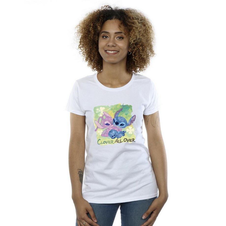 Disney St Patrick's Day Clover All Over T-Shirt  