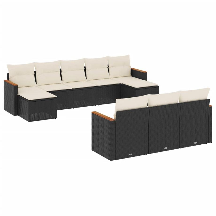 set divano da giardino Polirattan