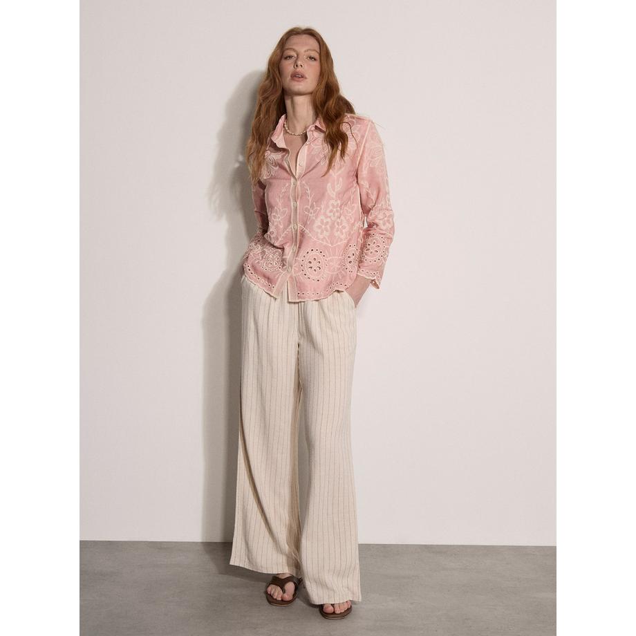 APRICOT Bluse mit Blumenstickerei  