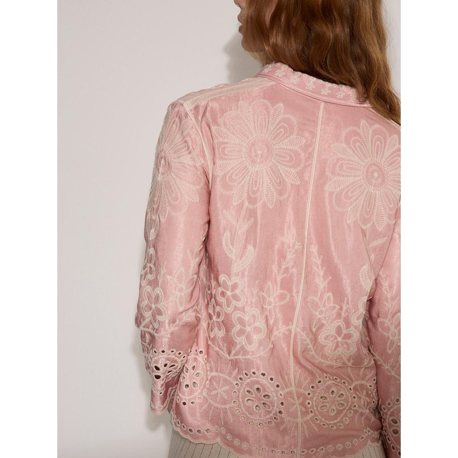 APRICOT Bluse mit Blumenstickerei  