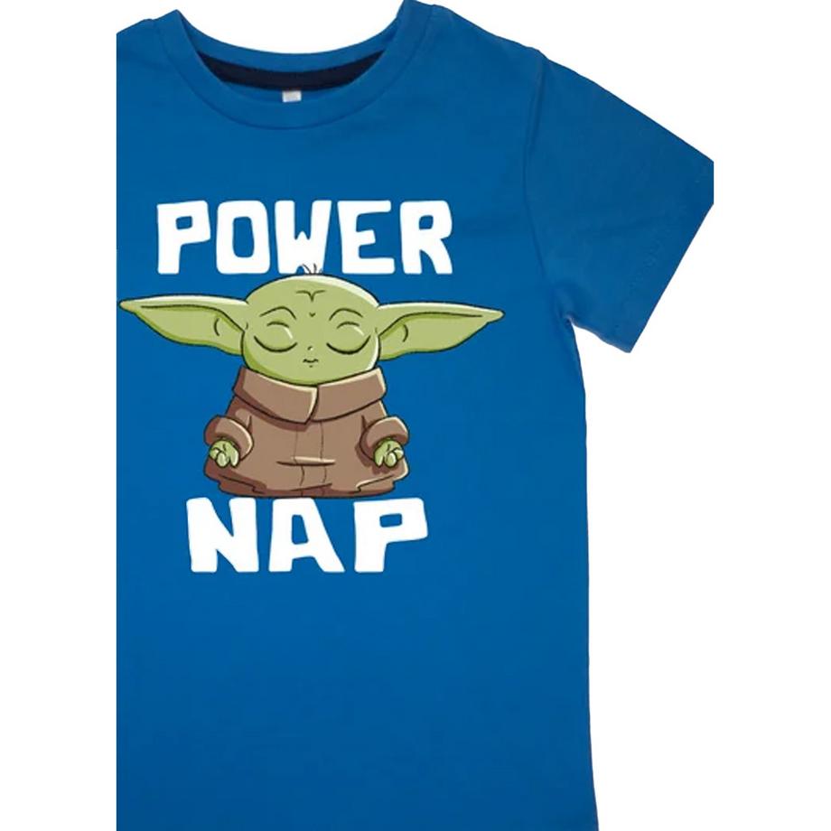 Star Wars: The Mandalorian  Power Nap Schlafanzug Mit Langer Hose, Kurzärmlig 