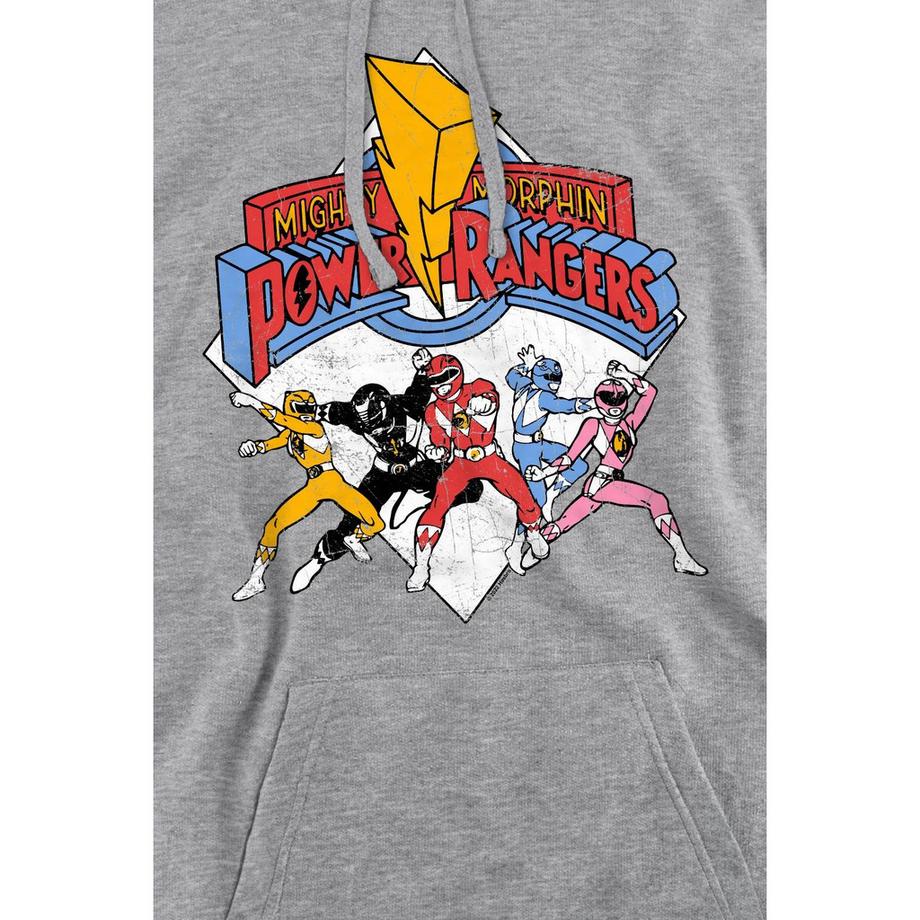 Power Rangers Sweat À Capuche Retro Rangers  