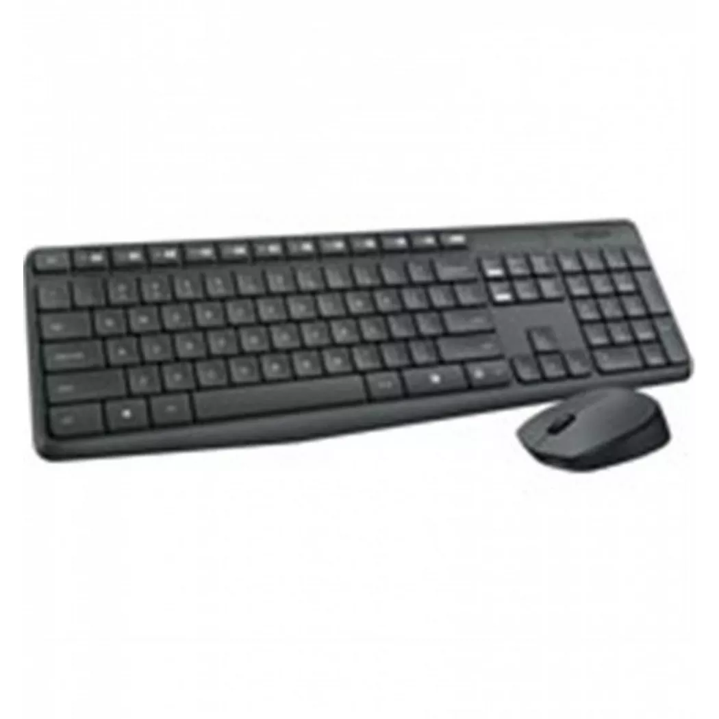 Tastatur Logitech MK235 Qwerty + Maus schwarz