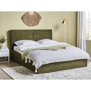 Beliani Bett mit Lattenrost aus Bouclé Modern MOISSAC  