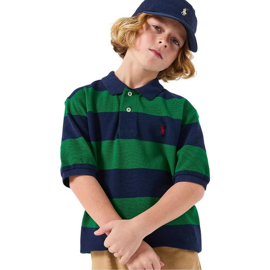Ralph Lauren  Maglietta Polo A Strisce Maniche Corte 