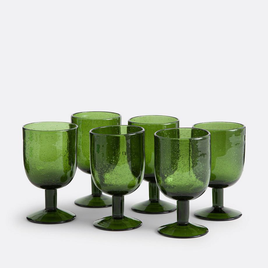 6er-Set Gläser mit Fuss Faraji