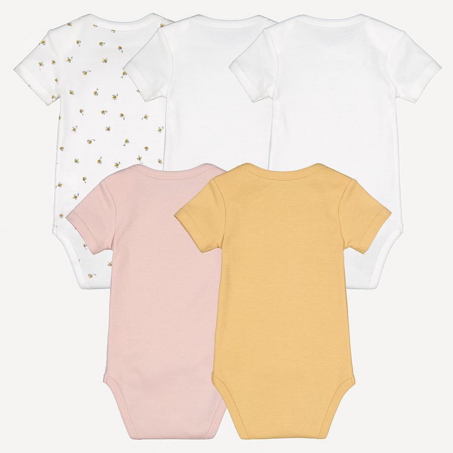 La Redoute Collections  5er-Pack Baby Kurzarm-Bodys mit Bienenmotiven 