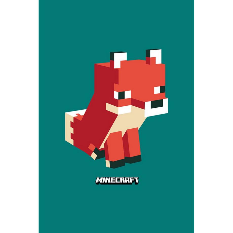 MINECRAFT Maglietta Motivo Foxy  