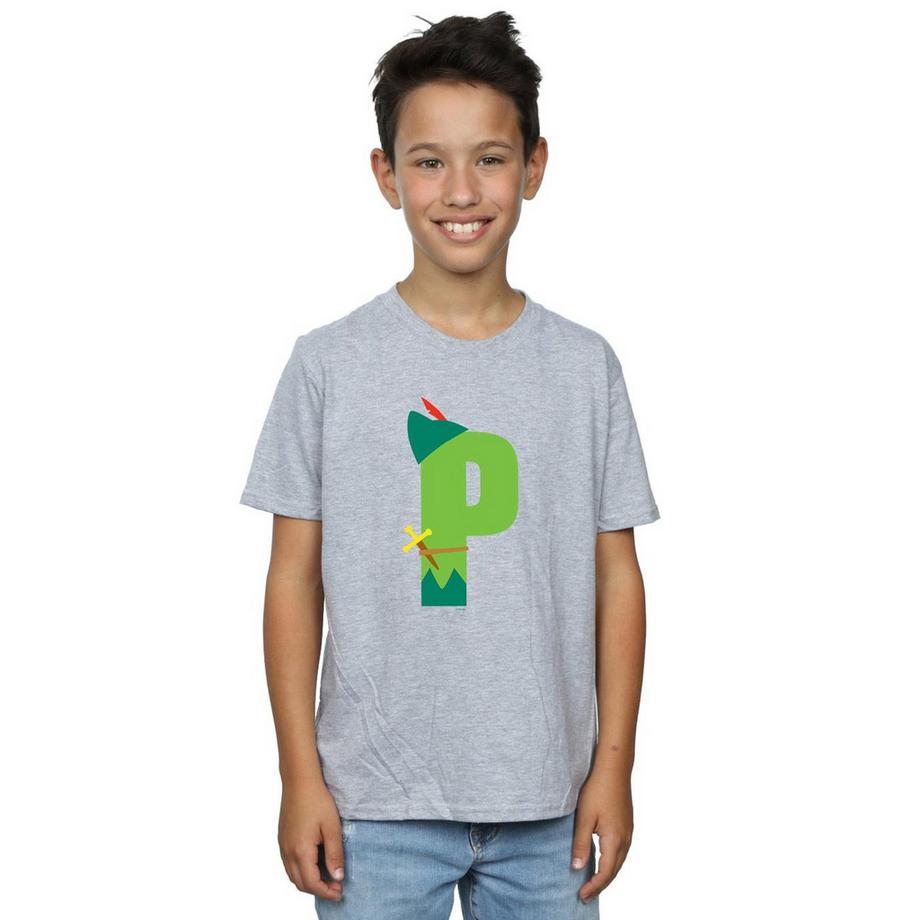 Disney  Alphabet P Is For Peter Pan TShirt 
