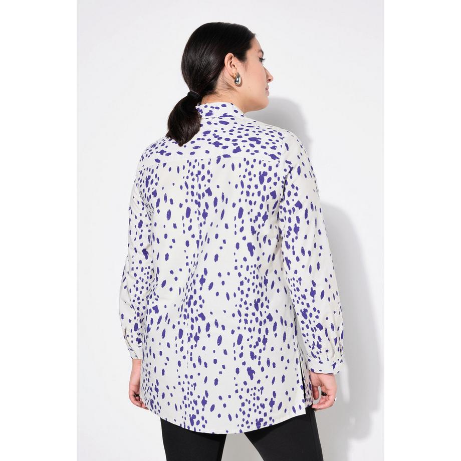 Studio Untold Hemdbluse Boxy Shape Sprenkel-Print  