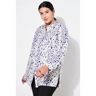 Studio Untold Hemdbluse Boxy Shape Sprenkel-Print  