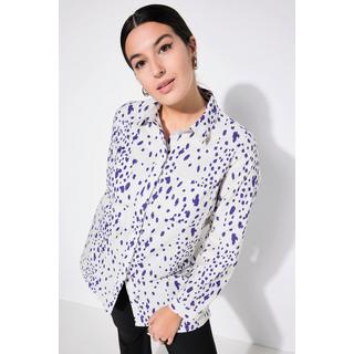 Studio Untold Hemdbluse Boxy Shape Sprenkel-Print  