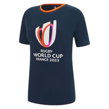 polycotton-t-shirt, damen rwc frankreich 2023