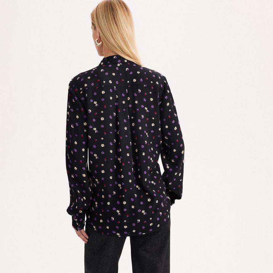 La Redoute Collections Chemise imprimé floral manches longues en viscose  