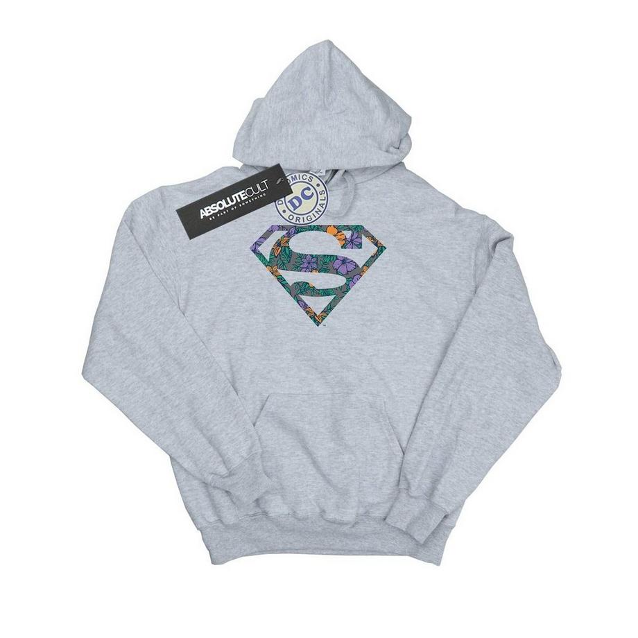 DC COMICS Superman Floral Logo Sweat à capuche  