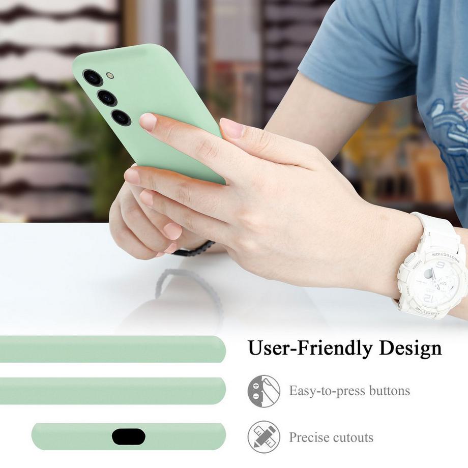 Cadorabo  Hülle für Samsung Galaxy S23 in LIQUID HELL GRÜN - Schutzhülle aus flexiblem TPU Silikon 