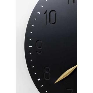 KARE Design Horloge murale Mailo noir rond 50  