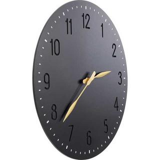 KARE Design Horloge murale Mailo noir rond 50  