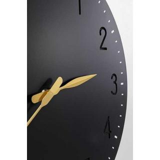 KARE Design Horloge murale Mailo noir rond 50  