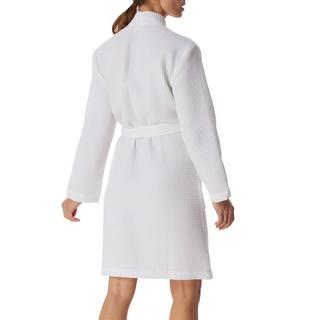 Schiesser Accappatoio Waffel Piqué Cotone Biologico  