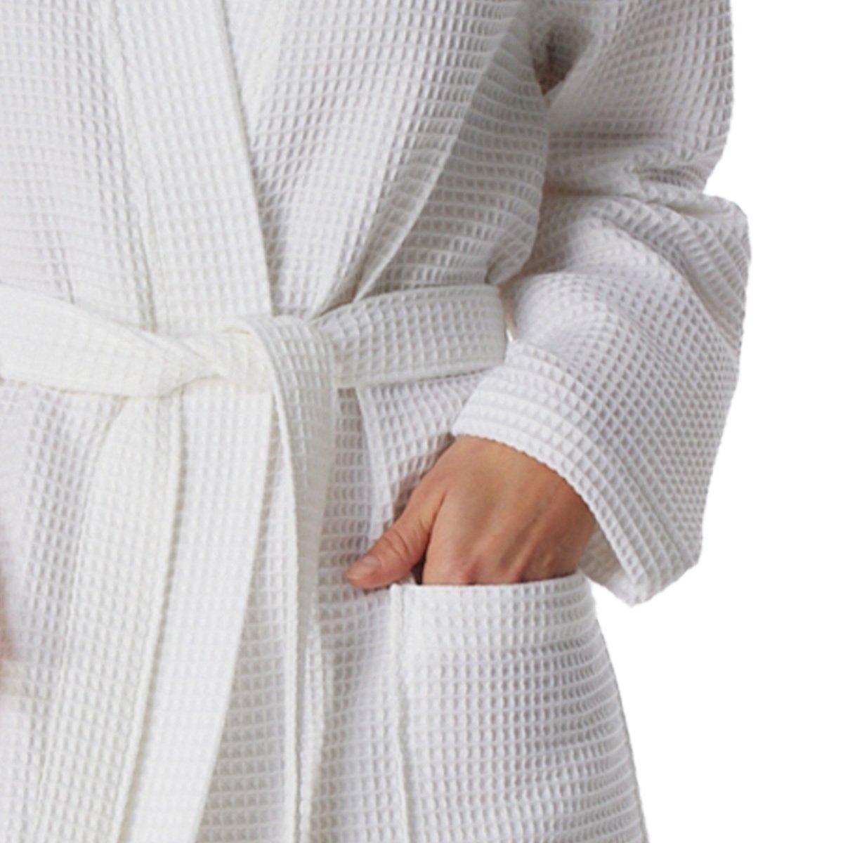 Schiesser Waffel Piqué Organic Cotton Morgenmantel  