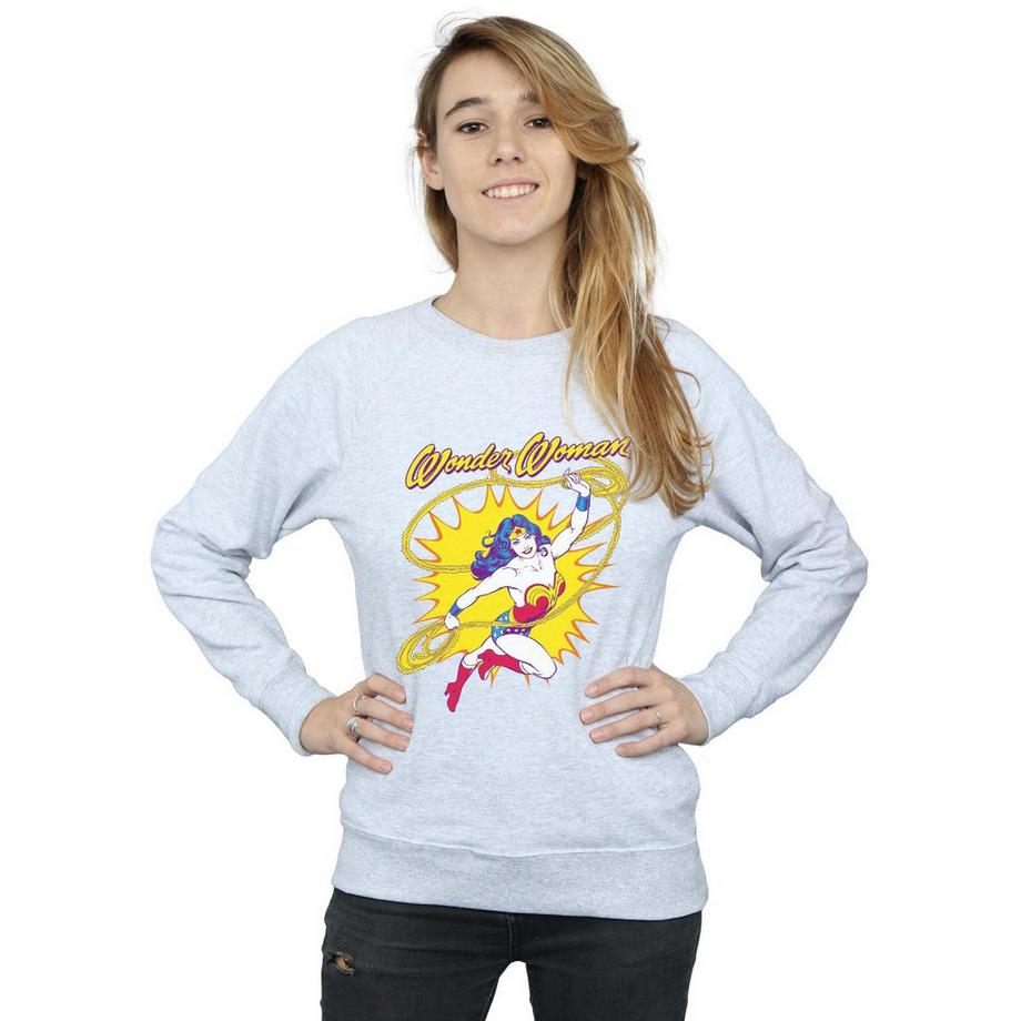 DC COMICS Wonder Woman Felpa Stampata Slim Fit  