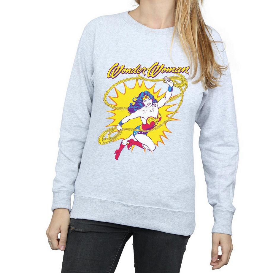DC COMICS Wonder Woman Felpa Stampata Slim Fit  