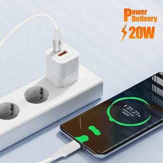 Avizar  Câble Charge USB-C PD 20W 3 en 1 Blanc 