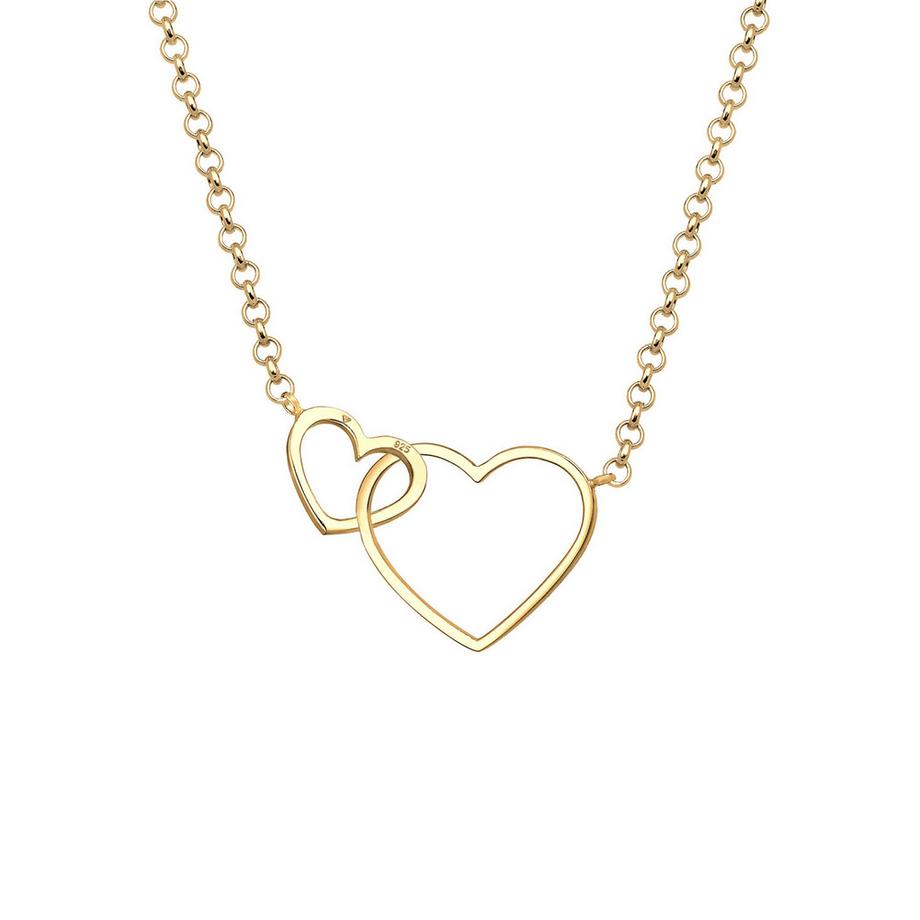 Elli  Collier Femmes Pendentif Coeur Entrelacé 