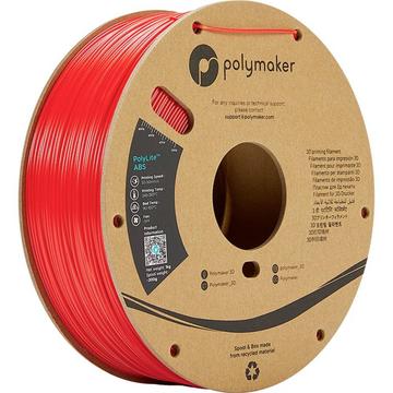 PolyLite Filamento per stampante 3D Plastica ABS odore ridotto 1.75 mm 1000 g Rosso