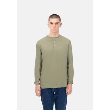 Langarmshirts Henley - Slub