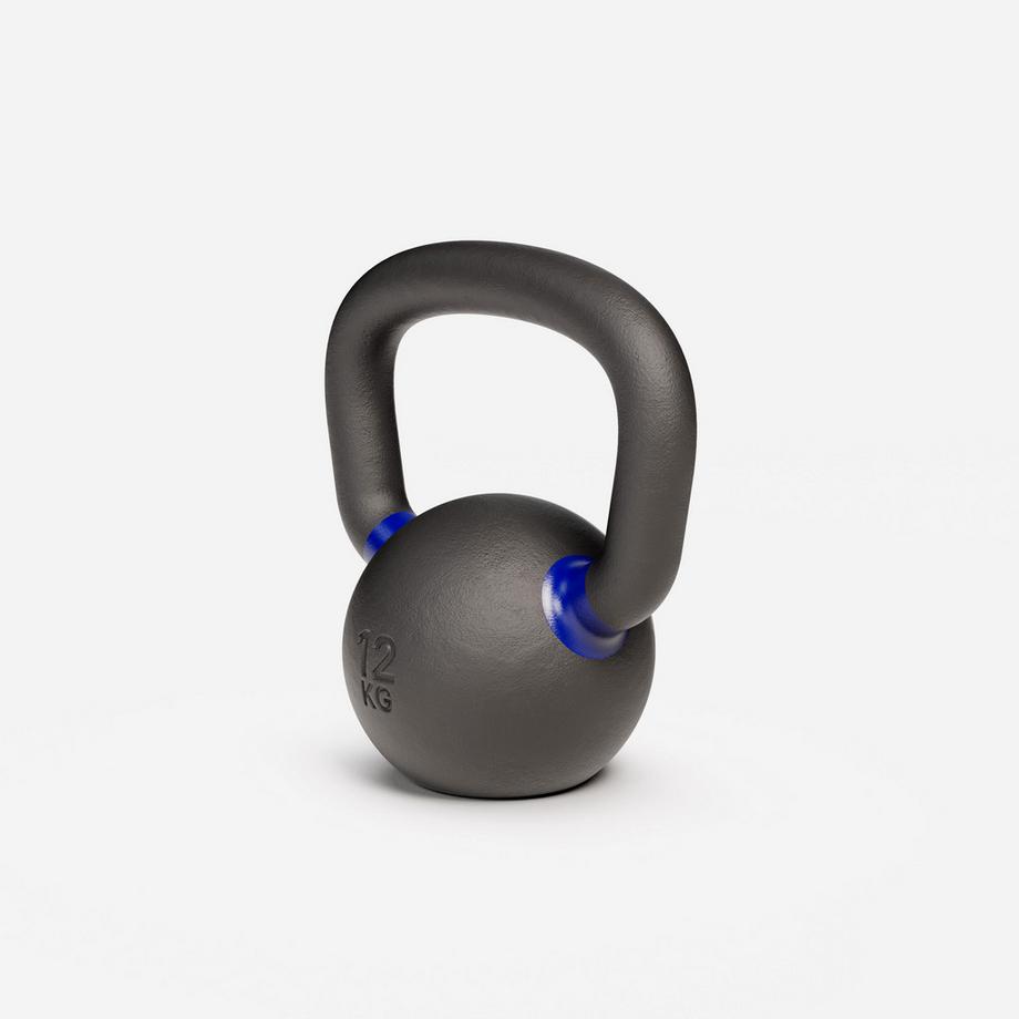 DOMYOS  Kettlebell 12 kg für Crosstraining und Krafttraining – Pro Serie 