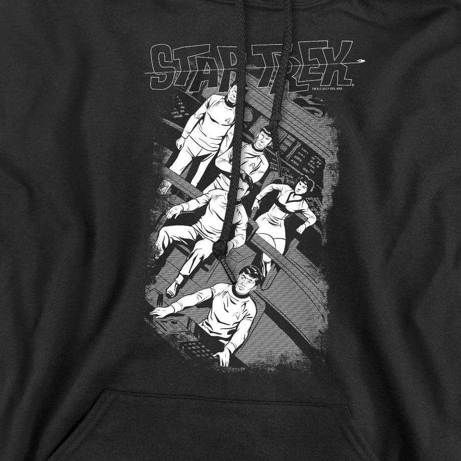 Star Trek Tilted Bridge Felpa con cappuccio  