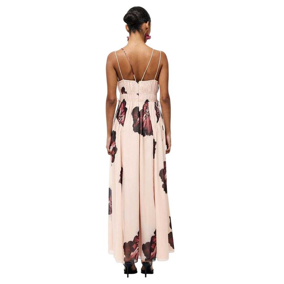 FRENCH CONNECTION Hallie Vestito Lungo Scollo A V  