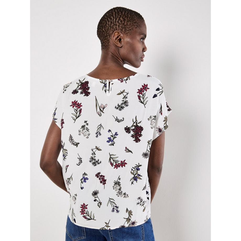 APRICOT Botanischer Blumenprint T-Shirt  