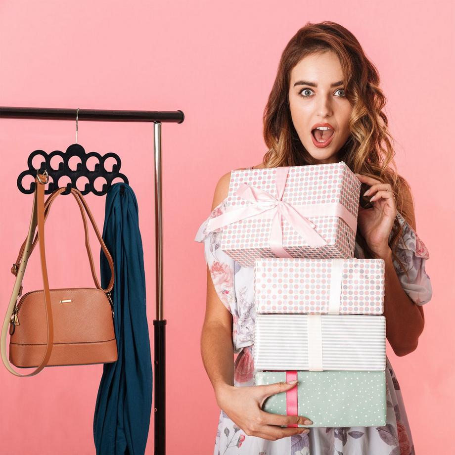 B2X Porta sciarpa in velluto  