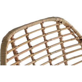 mutoni Sedia in rattan naturale (set di 2)  