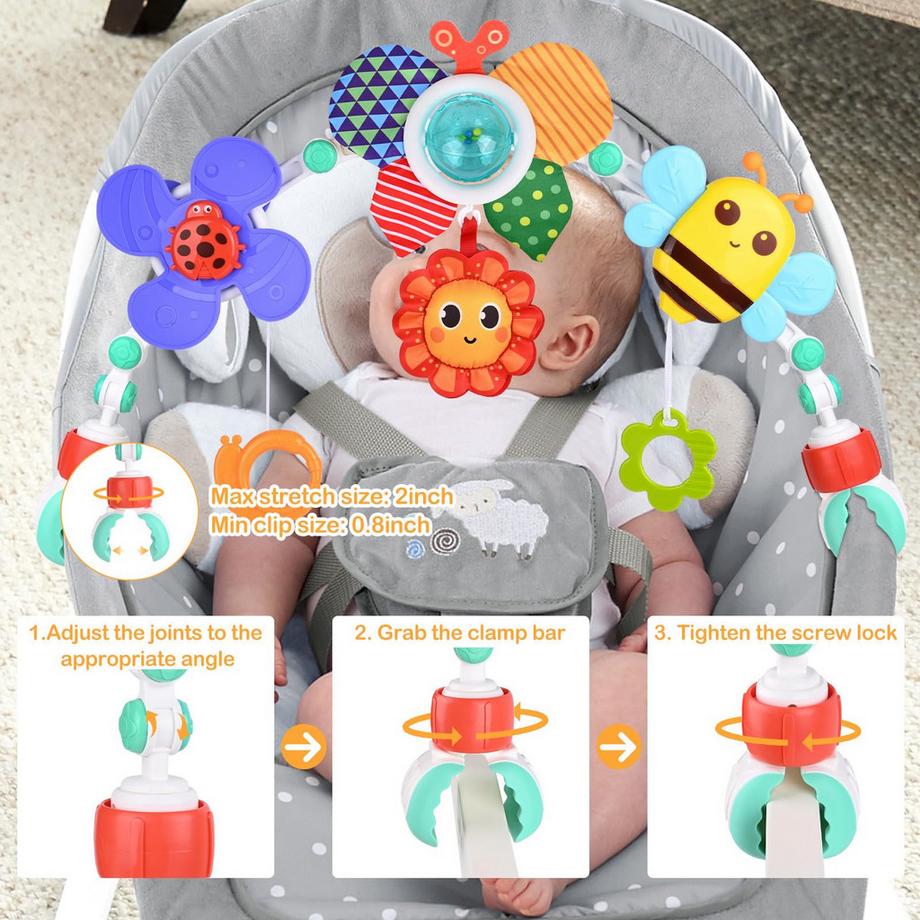 Activity-board  Kinderwagen Spielzeug für Spielbogen Baby motorische Fähigkeiten Spielzeug 